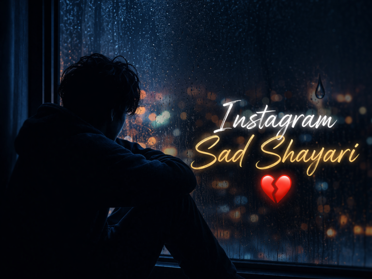 best 150 + Instagram Sad Shayari Deep Lines That Hit Your Soul